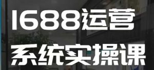 1688高阶运营系统实操课，快速掌握1688店铺运营的核心玩法-致富资源库