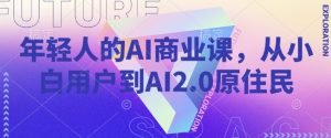 年轻人的AI商业课,从小白用户到AI2.0原住民-致富资源库