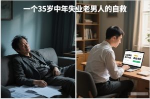 付费文章:一个35岁中年失业老男人的自救-致富资源库