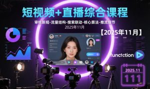 短视频+直播综合课程,审核新规-流量结构-搜索联动-核心算法-推流细节【更新】-致富资源库