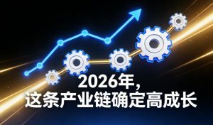 付费文章：2026年，这条产业链确定高成长-致富资源库